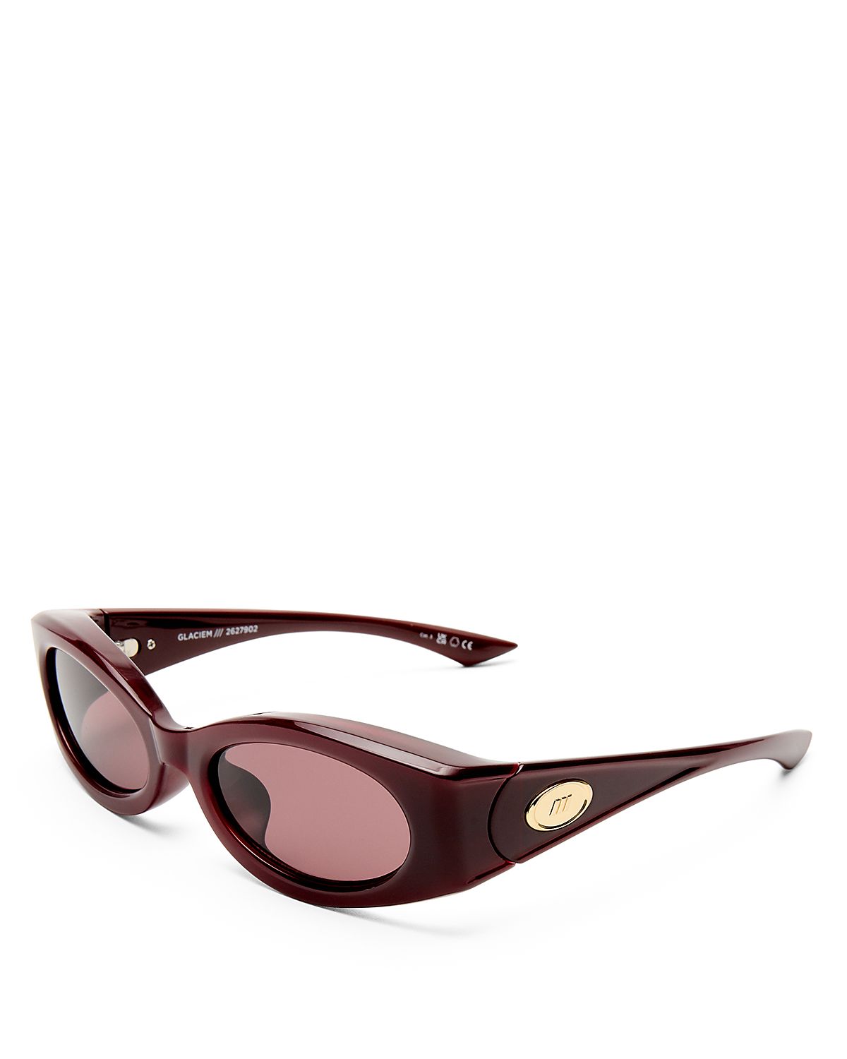 Le Specs Glaciem Wrap Sunglasses, 55mm
