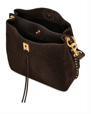 Darren Suede Shoulder Bag