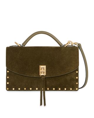 Darren Suede Top Handle Wallet Crossbody
