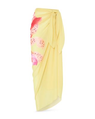Song D'Iris Printed Sarong Swim Cover-Up