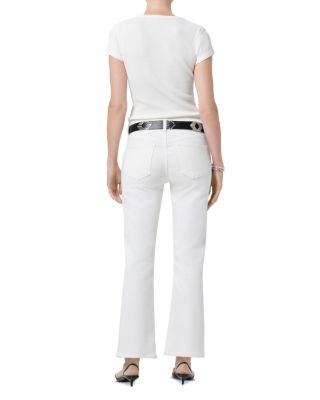  Goldie Mid Rise Kick Flare Jeans in Pashmina