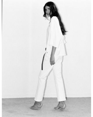  Goldie Mid Rise Kick Flare Jeans in Pashmina