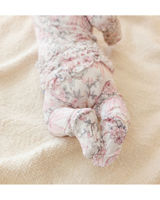 Girls' Irene Ruffled Zippered Footie - Baby