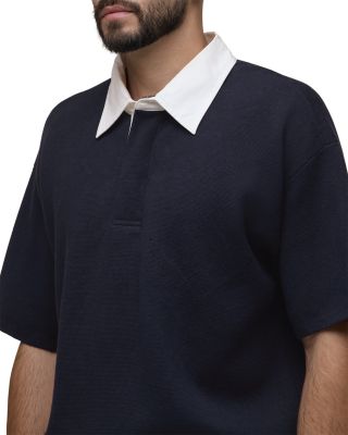 Contrast Collar Polo Shirt