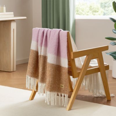 Simona Faux Mohair Throw Blanket