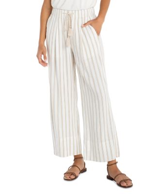 Pull On Wide Leg Cropped Pants