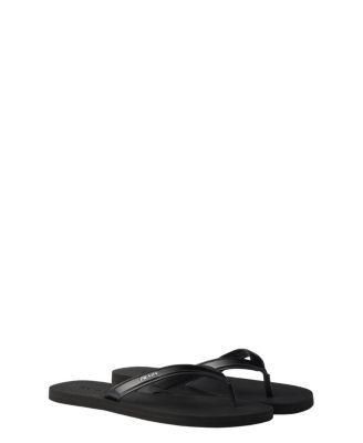  Men's Brushed Leather Flip-Flops