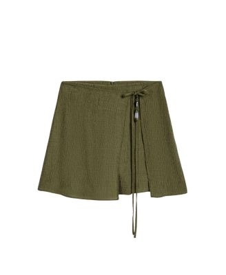  Wrap Mini Skirt