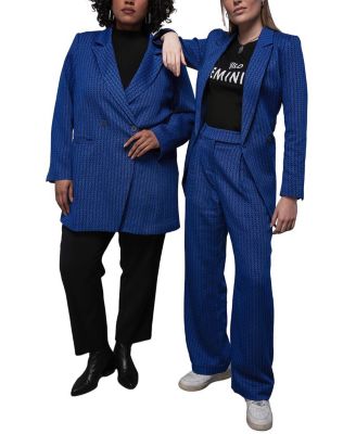  The Empower Jacquard Double Breasted Blazer