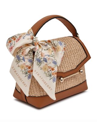 Small Woven Raffia Crossbody Bag