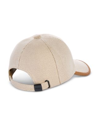 Leather Trim Baseball Hat
