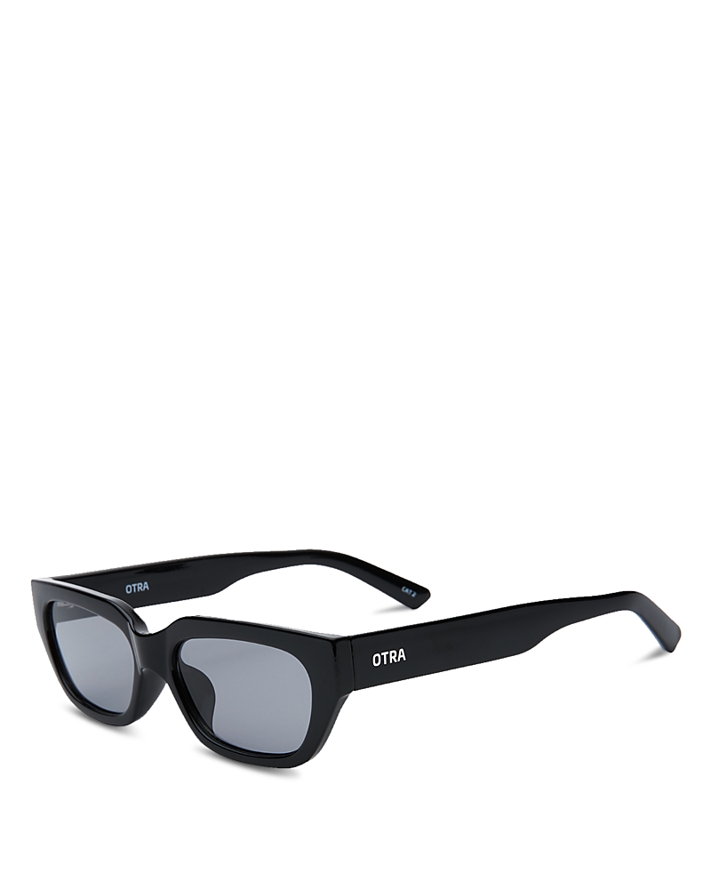 Otra Cato Rectangular Sunglasses, 54mm In Black