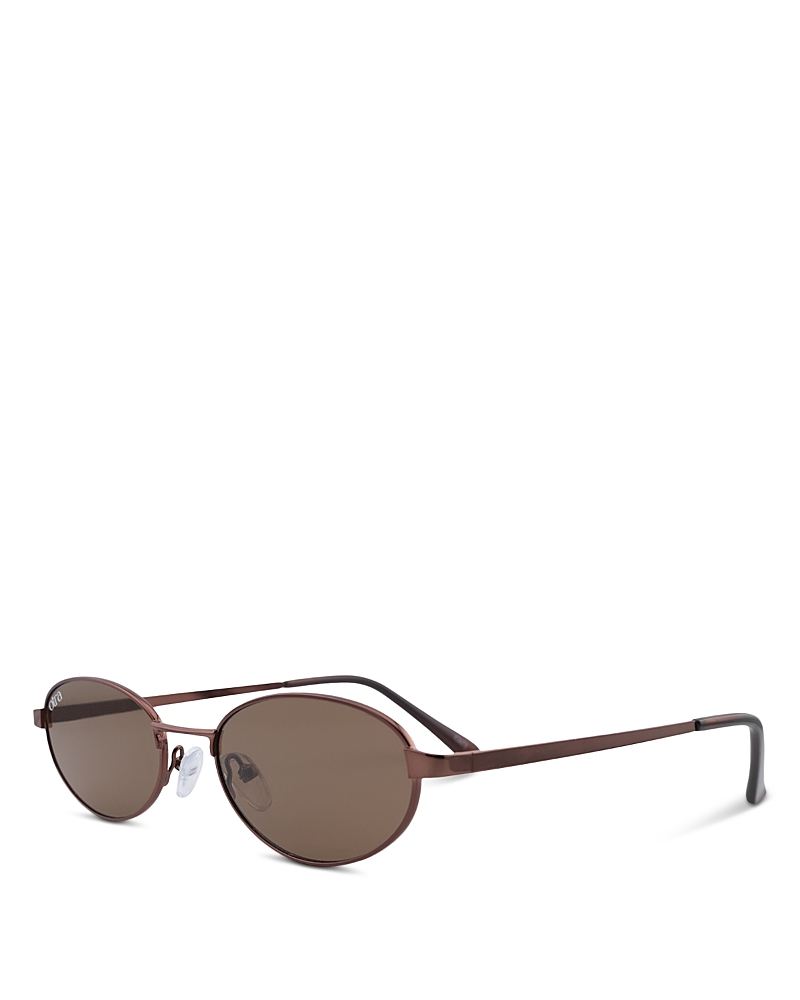 Otra Rosie Round Sunglasses, 53mm In Brown