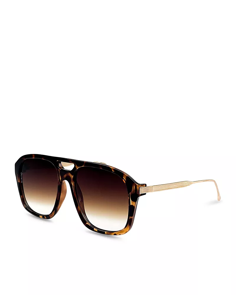 Otra Rei Aviator Sunglasses, 58mm