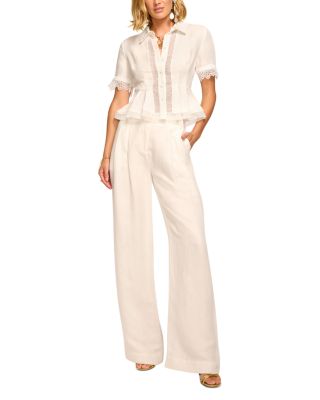 Linen Blend Oscar Pants