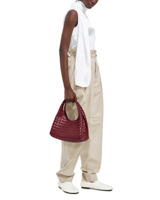 Campana Small Intrecciato Leather Shoulder Bag