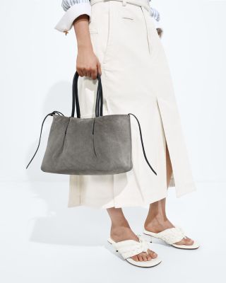 Pinacoteca Intrecciato Leather & Suede Reversible Tote