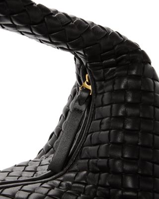 Maxi Veneta Intrecciato Leather Shoulder Bag