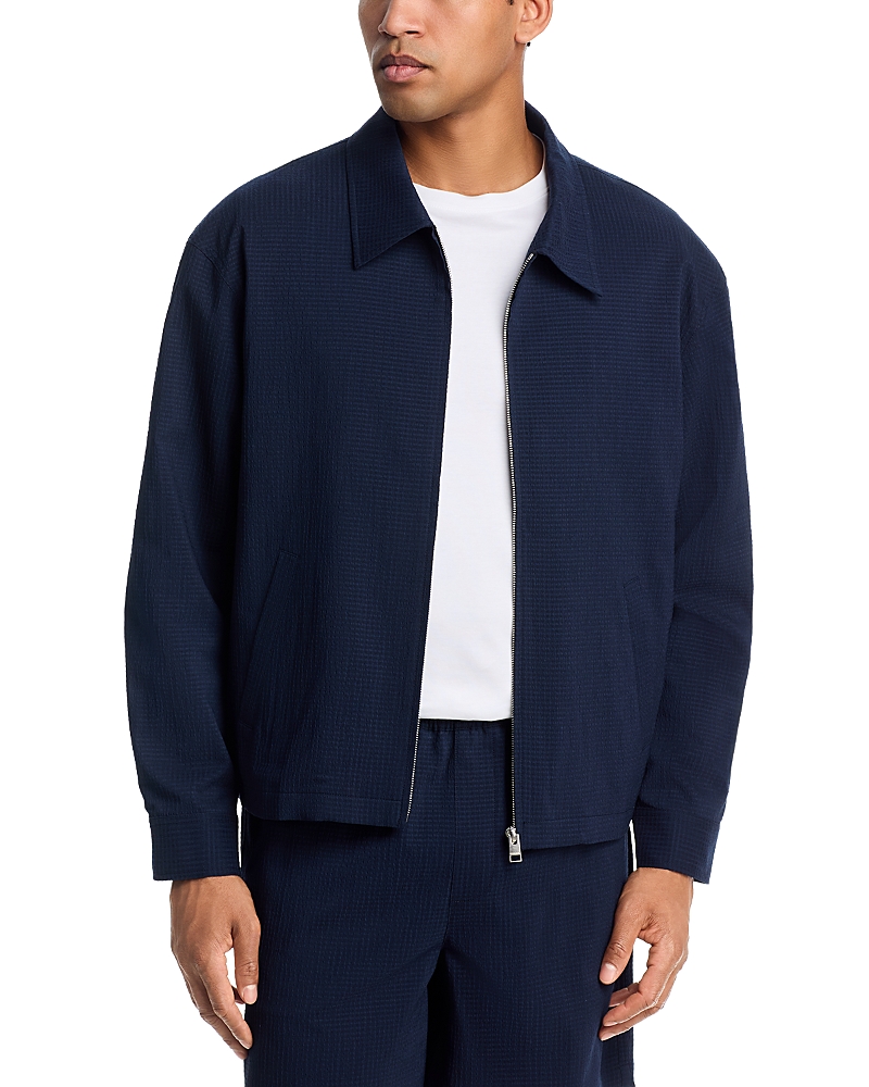 Frame Seersucker Blouson