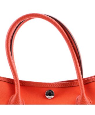 30 Garden Party Tote Toile and Leather