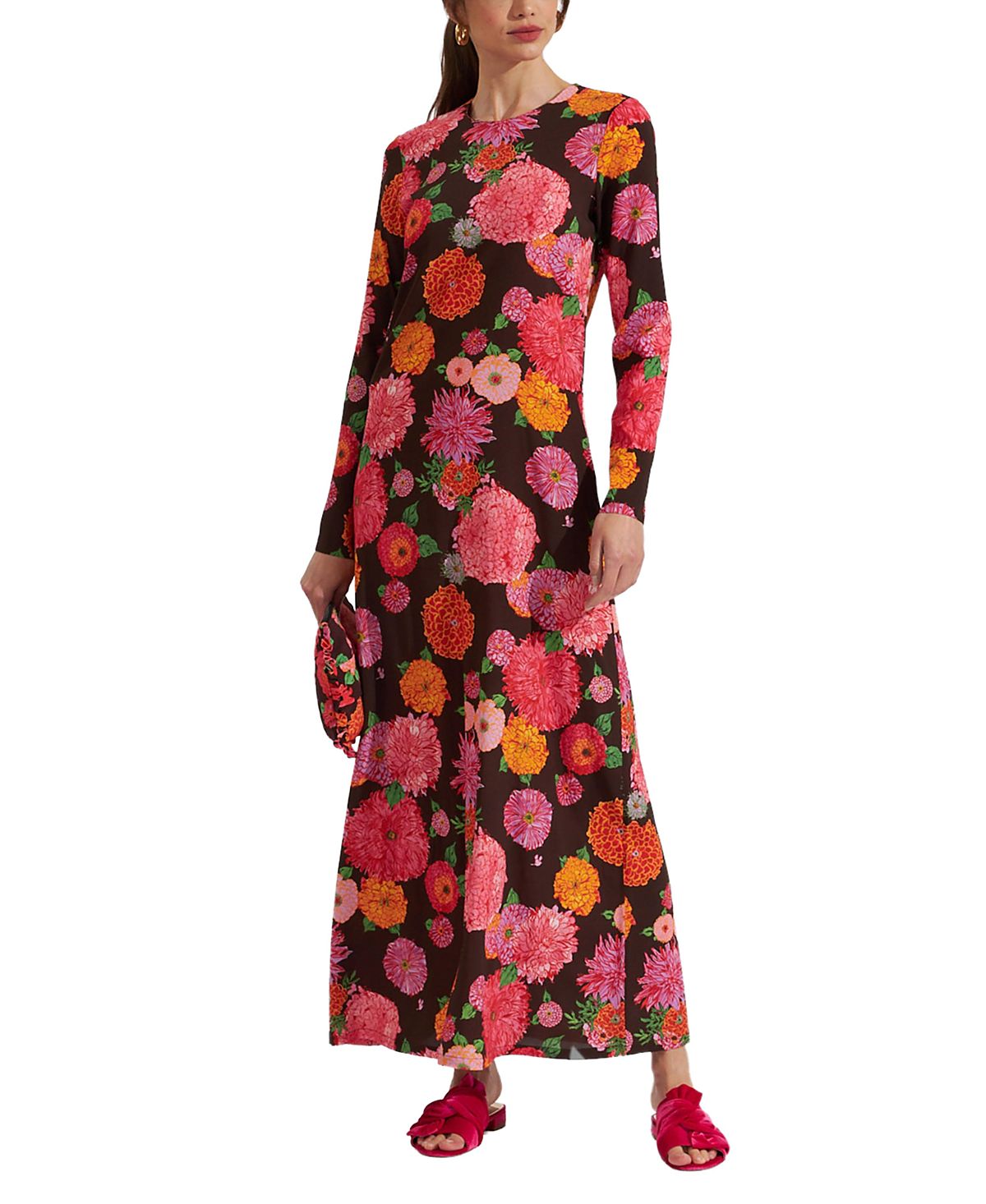 La DoubleJ Long Sleeve Swing Dress
