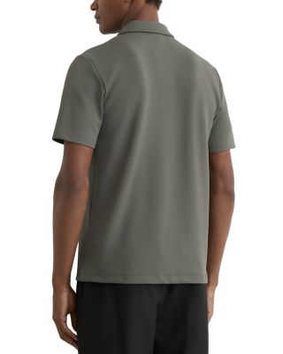 Forno Half Zip Textured Polo Shirt