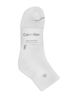 CK Quarter Socks, Pack of 6