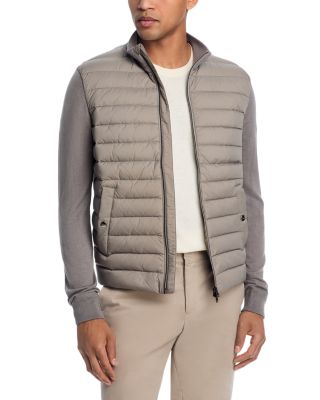 Quilted Hybrid Wool, Silk & Nylon Jacket