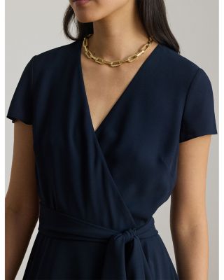 Belted Georgette Dress