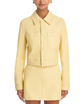 The Small Leather Jacket & The Leather Mini Skirt