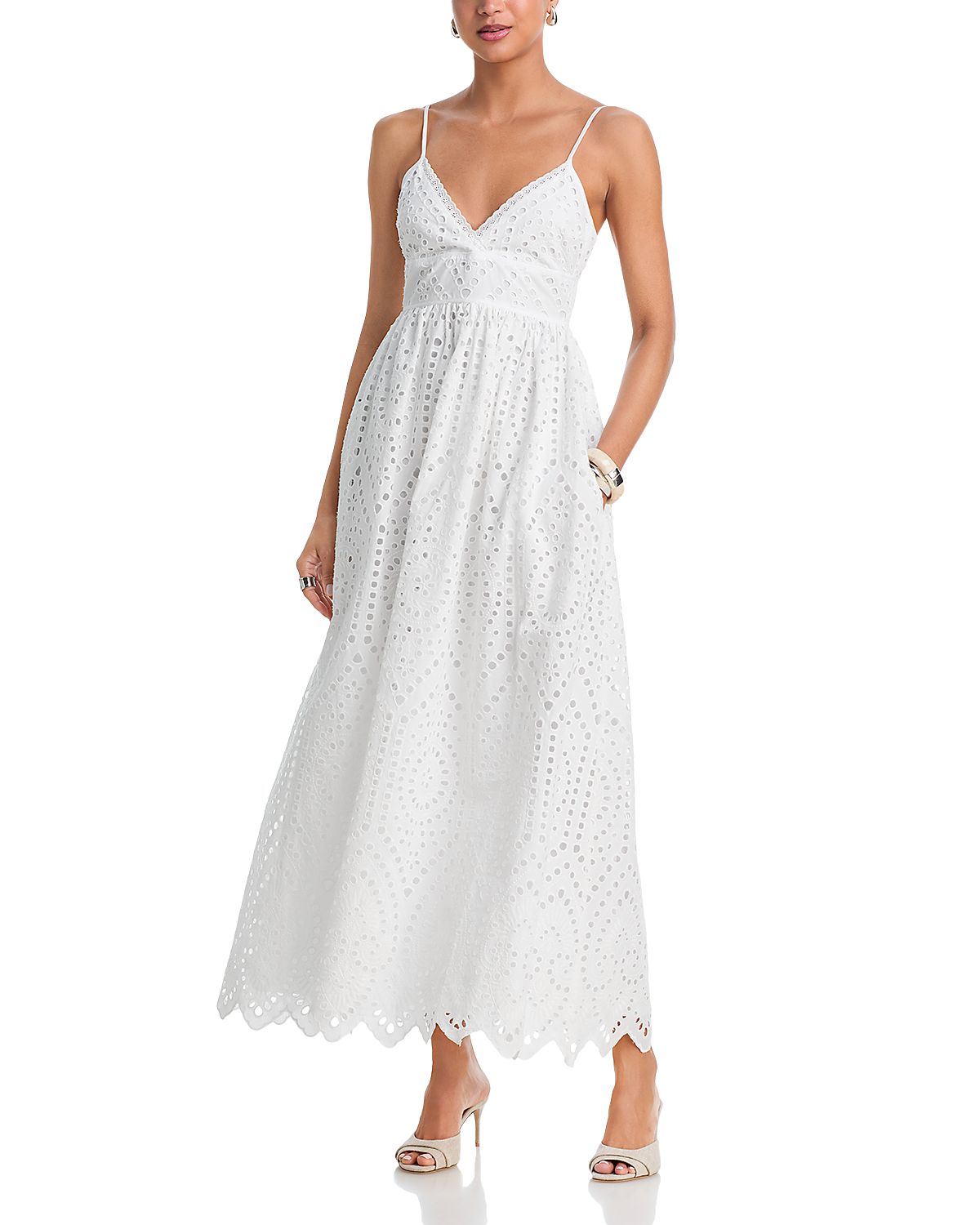 French Connection Trini Eyelet Maxi Dress