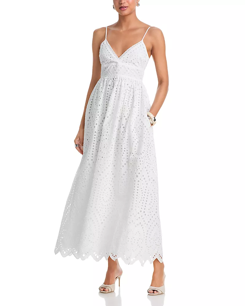 French Connection Trini Eyelet Maxi Dress