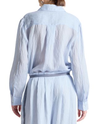 Lanette Pinstriped Blouse