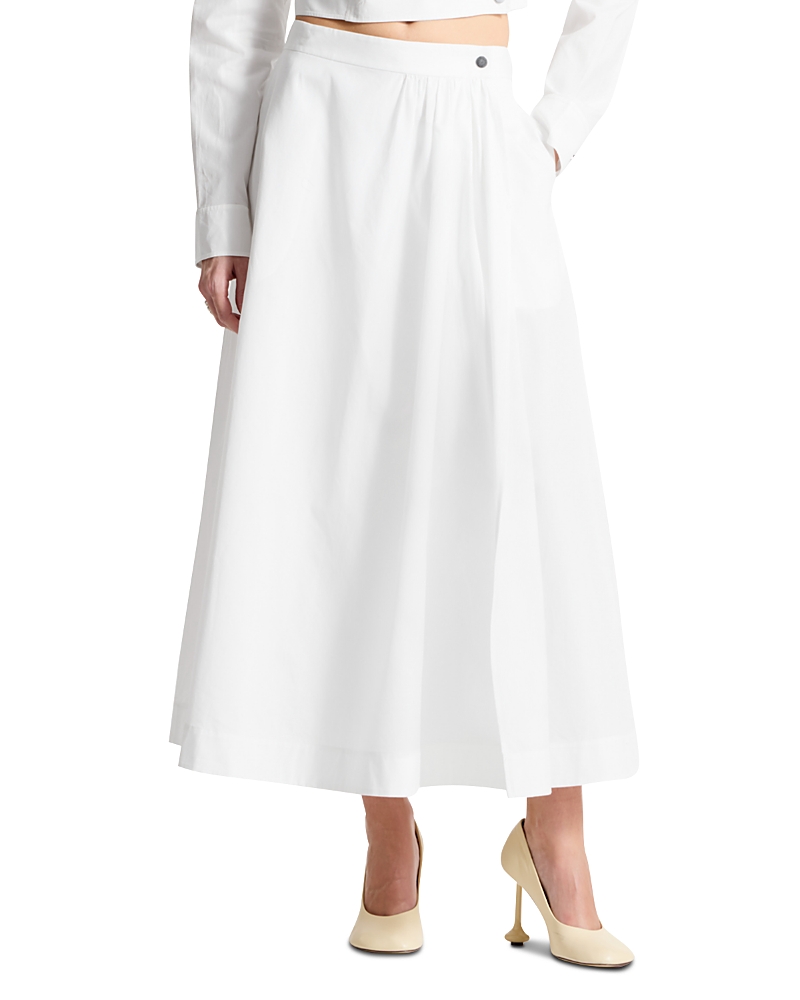 Saint Art Flora Poplin Skirt