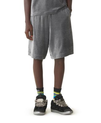 Velvet Bermuda Shorts