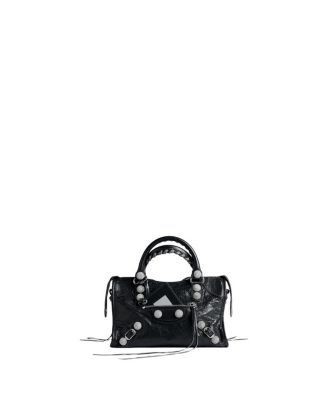 Le City Bag Small Giant Studs With Rhinestones