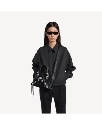 Le City Bag Small Giant Studs With Rhinestones