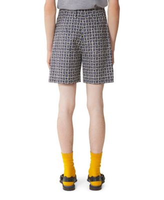 Printed Cotton Shorts