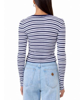  Zoe Breton Stripe Cardigan