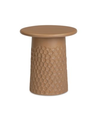 Hessa Chiseled Concrete Indoor/Outdoor Side Table