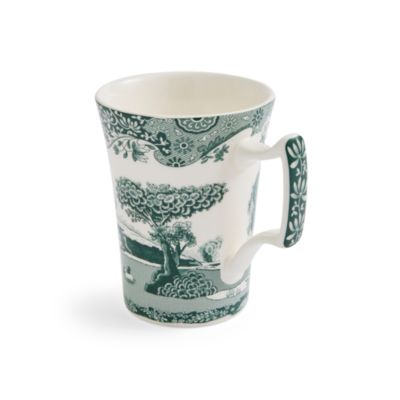 Heritage Green Italian Cottage Mug, Set of 4