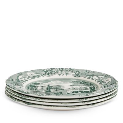Heritage Green Italian Bread and Butter Plate, Set of 4