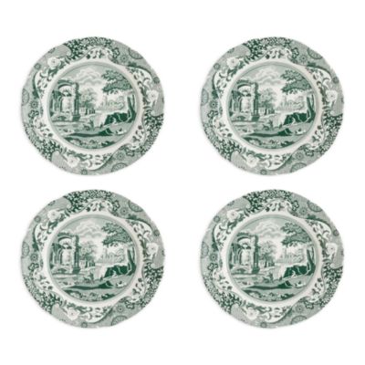 Heritage Green Italian Dinner Plate, Set of 4