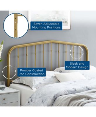 Lennon Metal Headboard, Queen