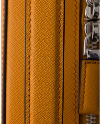  Brique Medium Saffiano Leather Bag