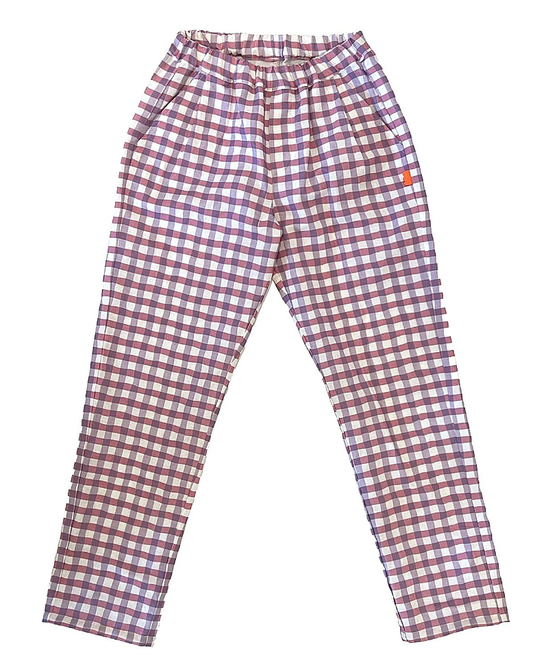 Mon Coeur Girls' Linen Gingham Pant - Baby, Little Kid