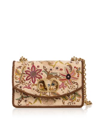 Vain VLogo Embroidered Shoulder Bag