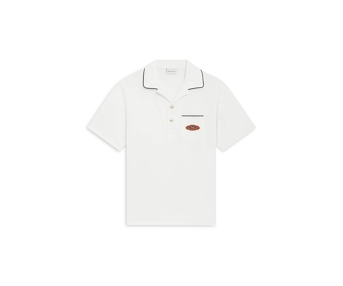 Drole De Monsieur Logo Patch Polo Shirt