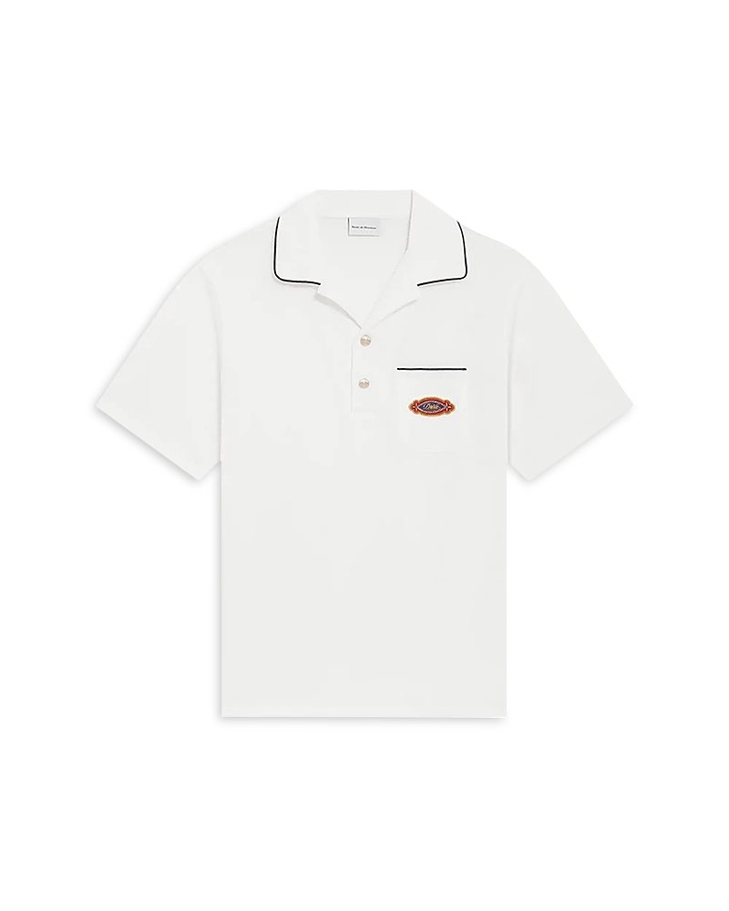 Drole De Monsieur Logo Patch Polo Shirt
