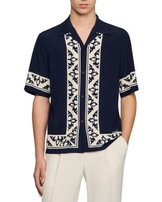 SS26 Loose Fit Amalfi Contrast Print Shirt